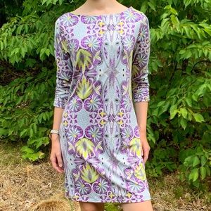 Soubu Soft Mosaic Tile Yoga Dress, M.